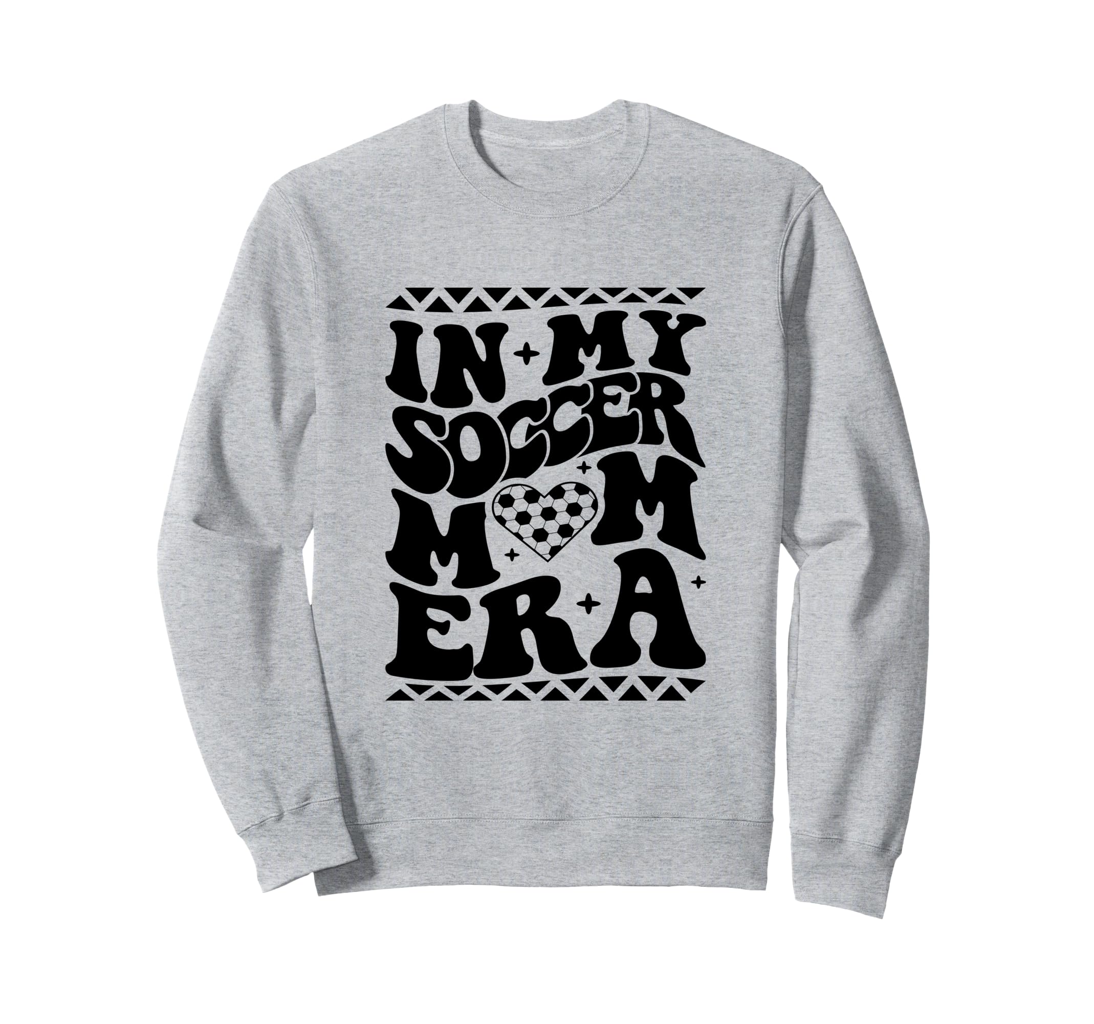 My Soccer Mom Era Groovy Soccer Sweatshirt - Minimalist Print Men Women - T-Shirt, Sweatshirt, Hoodie