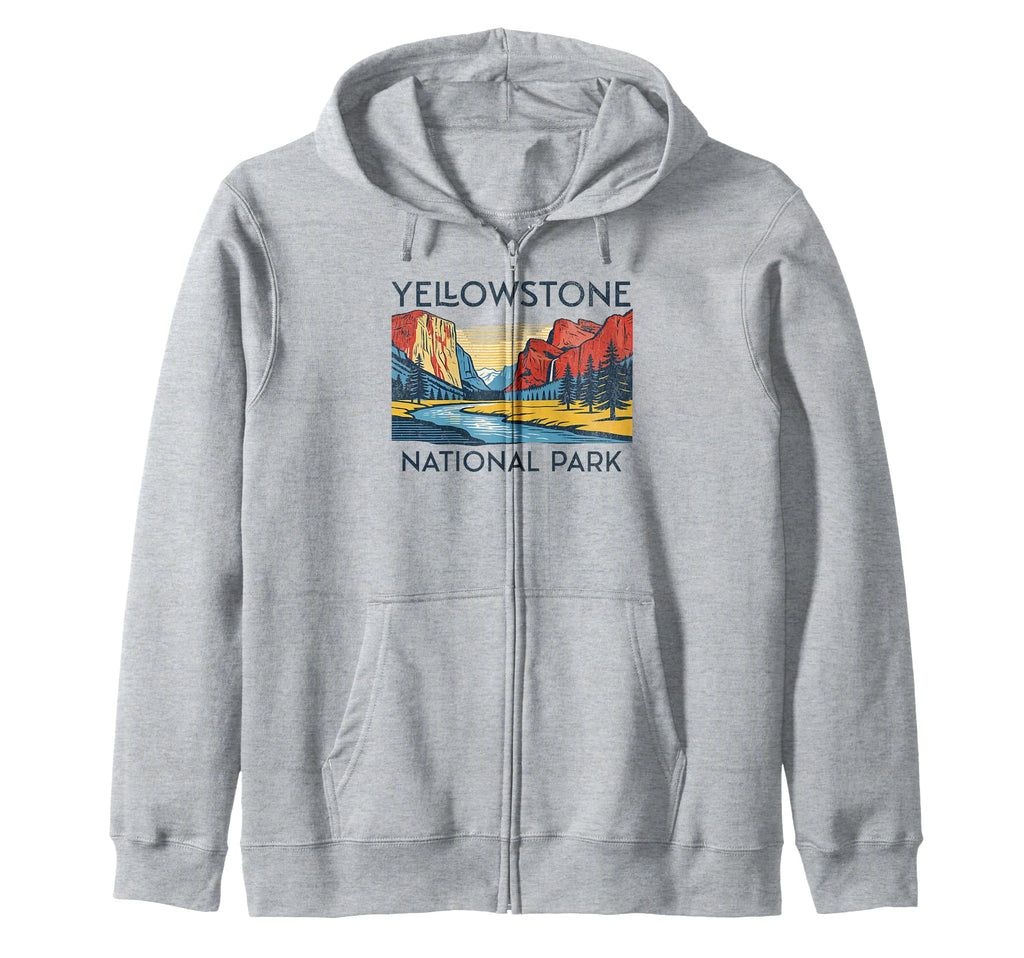 Glacier National Park Wyoming Usa Hoodie - Streetwear Style for Adults - T-Shirt, Sweatshirt, Hoodie