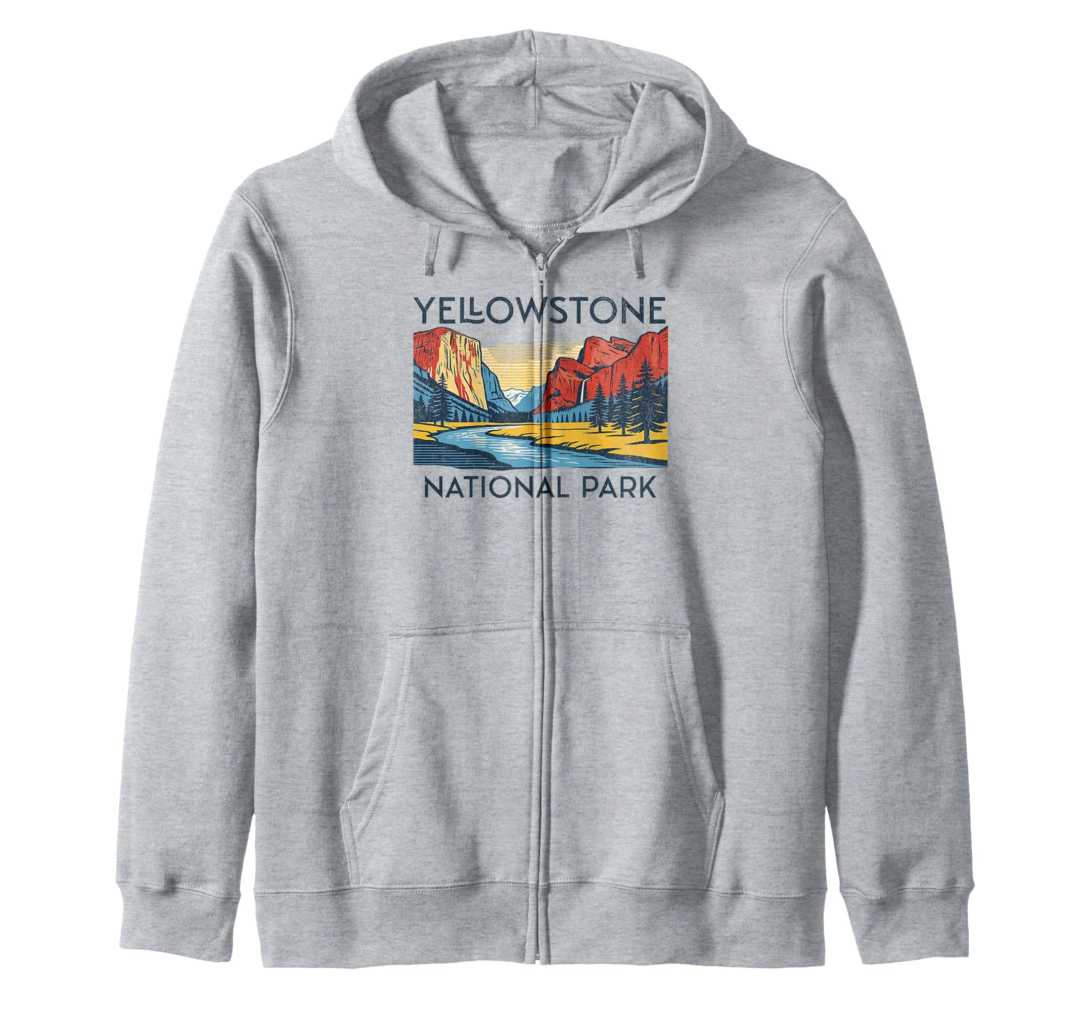 Glacier National Park Wyoming Usa Hoodie - Streetwear Style for Adults - T-Shirt, Sweatshirt, Hoodie