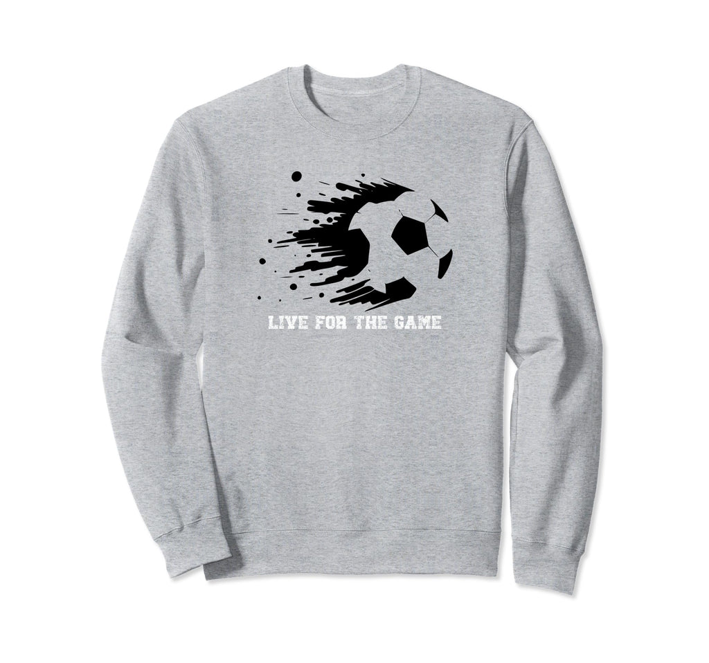 Soccer Silhouette Live Game Sweatshirt - Minimalist Print for Adults - T-Shirt, Sweatshirt, Hoodie