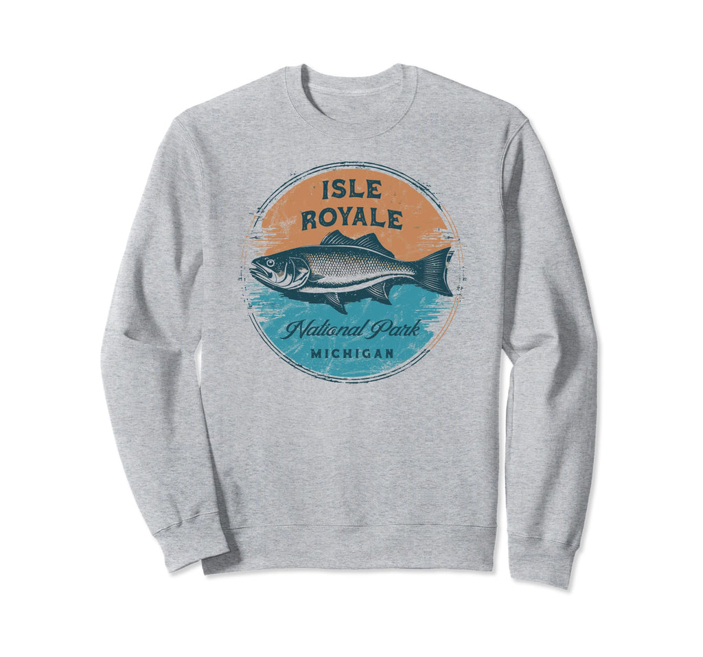 Isle Royale National Park Michigan Sweatshirt - Trendy Graphic Unisex - T-Shirt, Sweatshirt, Hoodie