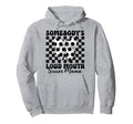 Somebodys Loud Mouth Soccer Mama Soccer Hoodie - Fun Novelty Design Unisex - T-Shirt, Sweatshirt, Hoodie