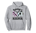 Keeper Mom Goalkeeper Soccer Mama Hoodie - Fun Novelty Design for Adults - T-Shirt, Sweatshirt, Hoodie