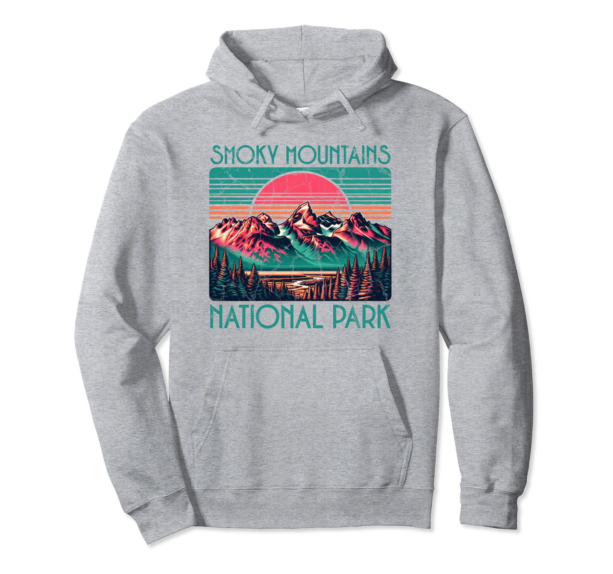 Great Smoky Mountains National Park Hoodie - Custom Art Print for Adults - T-Shirt, Sweatshirt, Hoodie