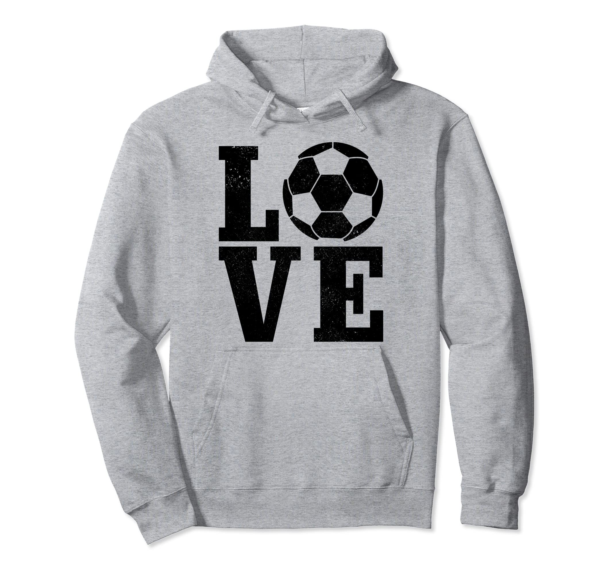 Soccer Player Love Soccer Hoodie - Casual Everyday Wear for Adults - T-Shirt, Sweatshirt, Hoodie