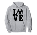Soccer Player Love Soccer Hoodie - Minimalist Print Unisex - T-Shirt, Sweatshirt, Hoodie