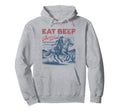 Eat Beef West Wasnt Won Salad Hoodie - Aesthetic Graphic for Adults - T-Shirt, Sweatshirt, Hoodie