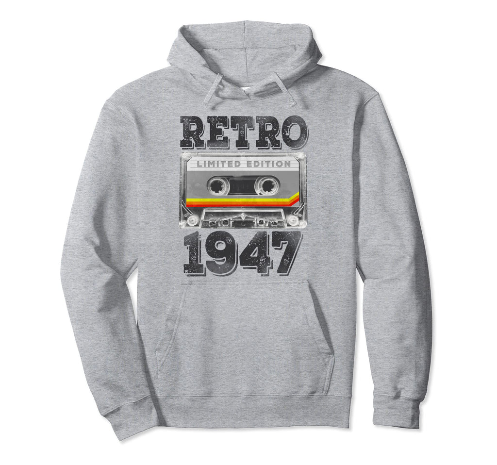 1947 75 Year Old Cassette Tape 75Th Hoodie - Graphic Print Men Women - T-Shirt, Sweatshirt, Hoodie