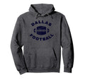 Dallas Distressed Football Sports Hoodie - Streetwear Style Unisex - T-Shirt, Sweatshirt, Hoodie