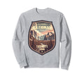Yosemite National Park Badge Sweatshirt - Unique Graphic Unisex - T-Shirt, Sweatshirt, Hoodie