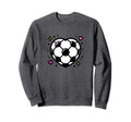 Soccer Ball Heart Mom Fan Casual Sweatshirt - Fun Novelty Design Unisex - T-Shirt, Sweatshirt, Hoodie