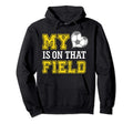 My Heart Is That Field Funny Crazy Hoodie - Minimalist Print for Adults - T-Shirt, Sweatshirt, Hoodie