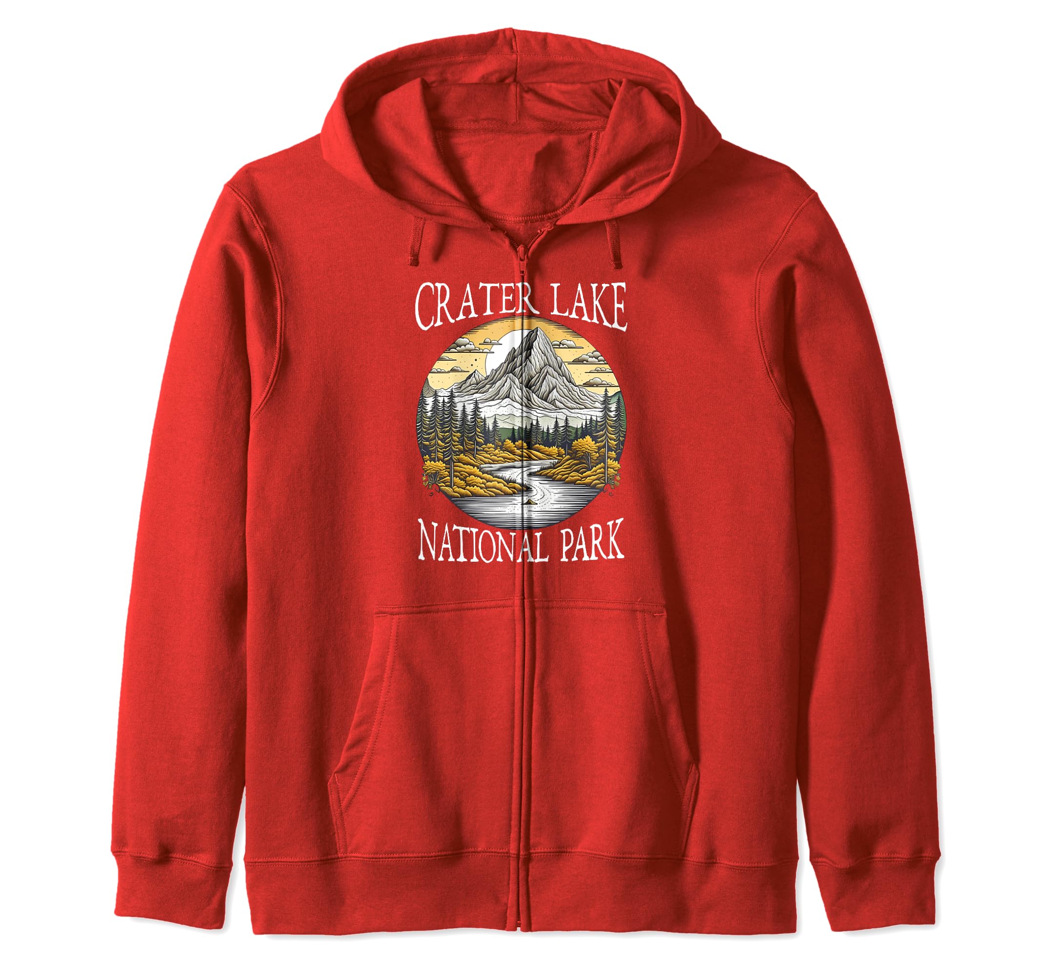 Crater Lake National Park Oregon Usa T-Shirt - Fun Novelty Design Unisex - T-Shirt, Sweatshirt, Hoodie
