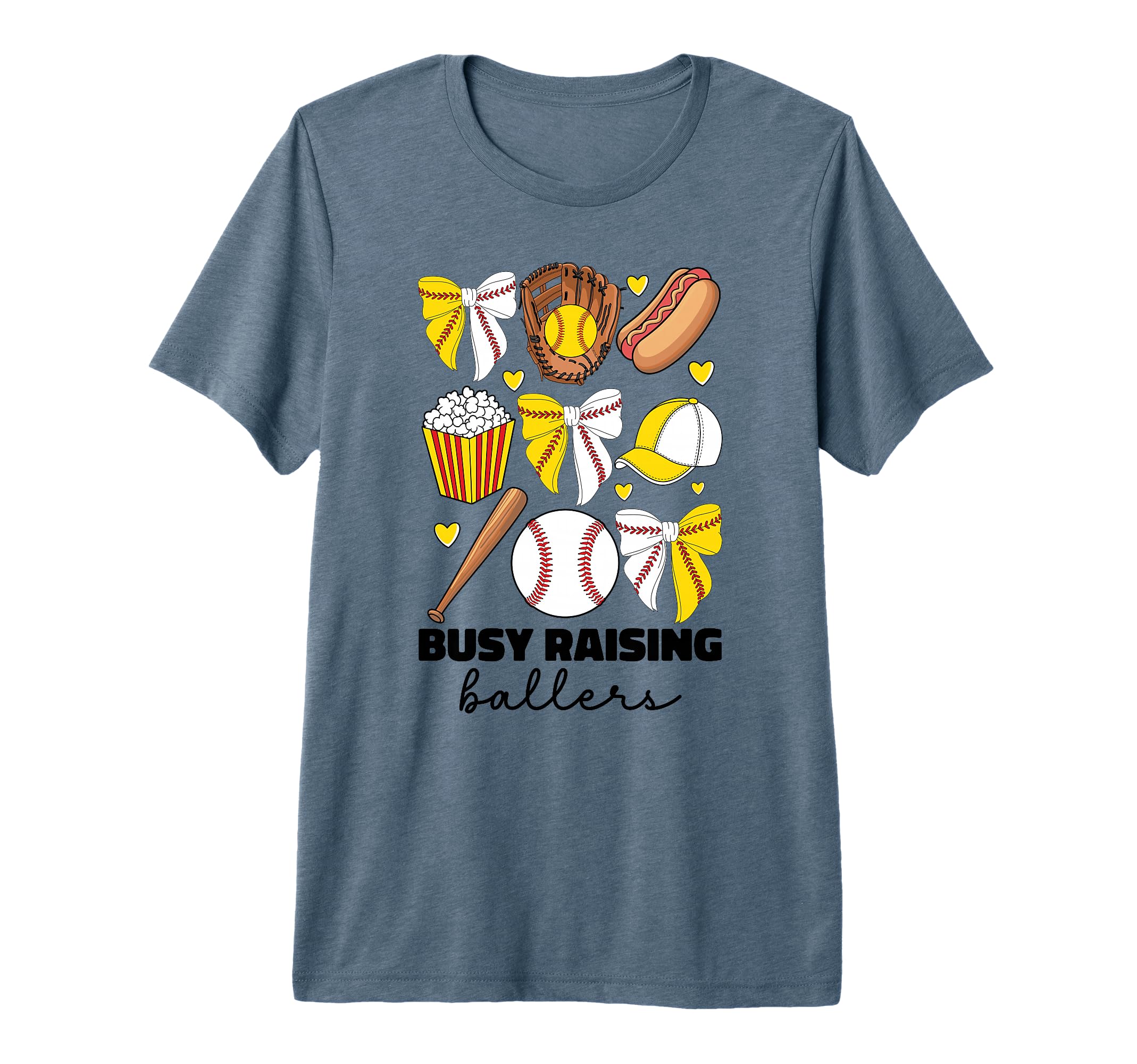 Busy Raising Ballers Baseball And T-Shirt - Aesthetic Graphic Men Women - T-Shirt, Sweatshirt, Hoodie