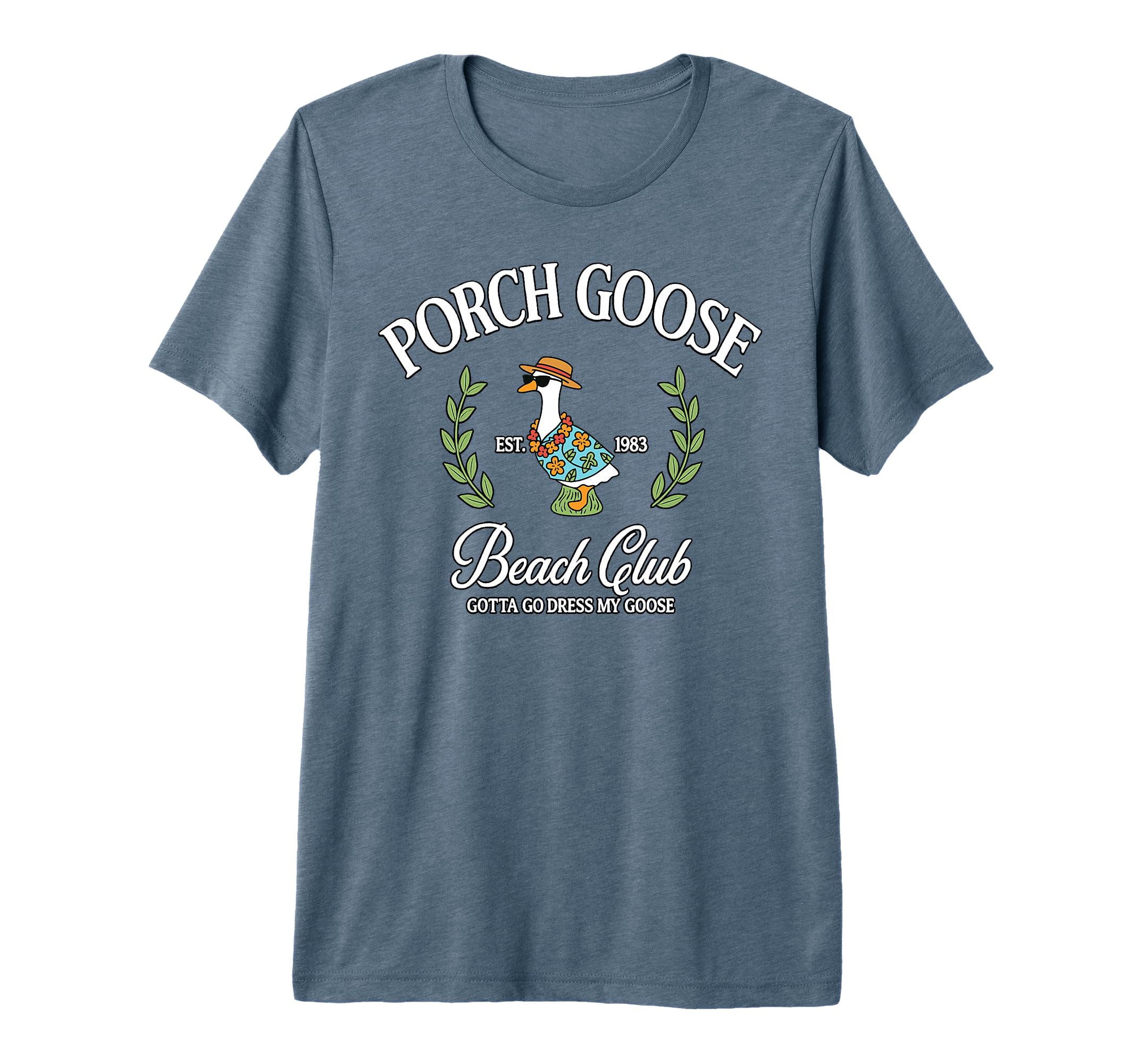 Porch Goose Beach Club Goose Lovers T-Shirt - Novelty Apparel Men Women - T-Shirt, Sweatshirt, Hoodie