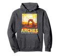 Arches National Park Wpa Hoodie - Trendy Graphic for Adults - T-Shirt, Sweatshirt, Hoodie