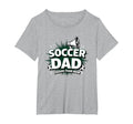 Soccer Dad Louder Than Mom Womens T-Shirt - Custom Art Print for Adults - T-Shirt, Sweatshirt, Hoodie