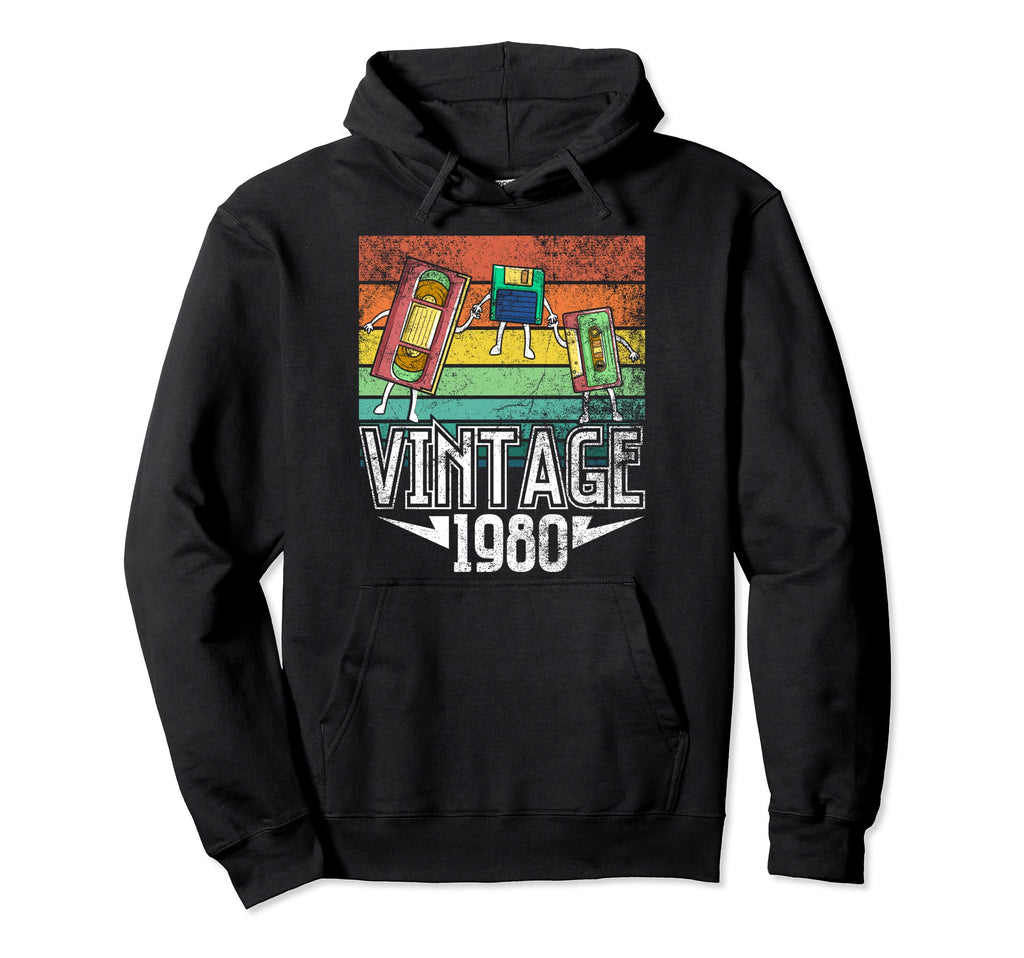 80S Cassette Tape Era Mixed Tape Music Hoodie - Novelty Apparel for Adults - T-Shirt, Sweatshirt, Hoodie