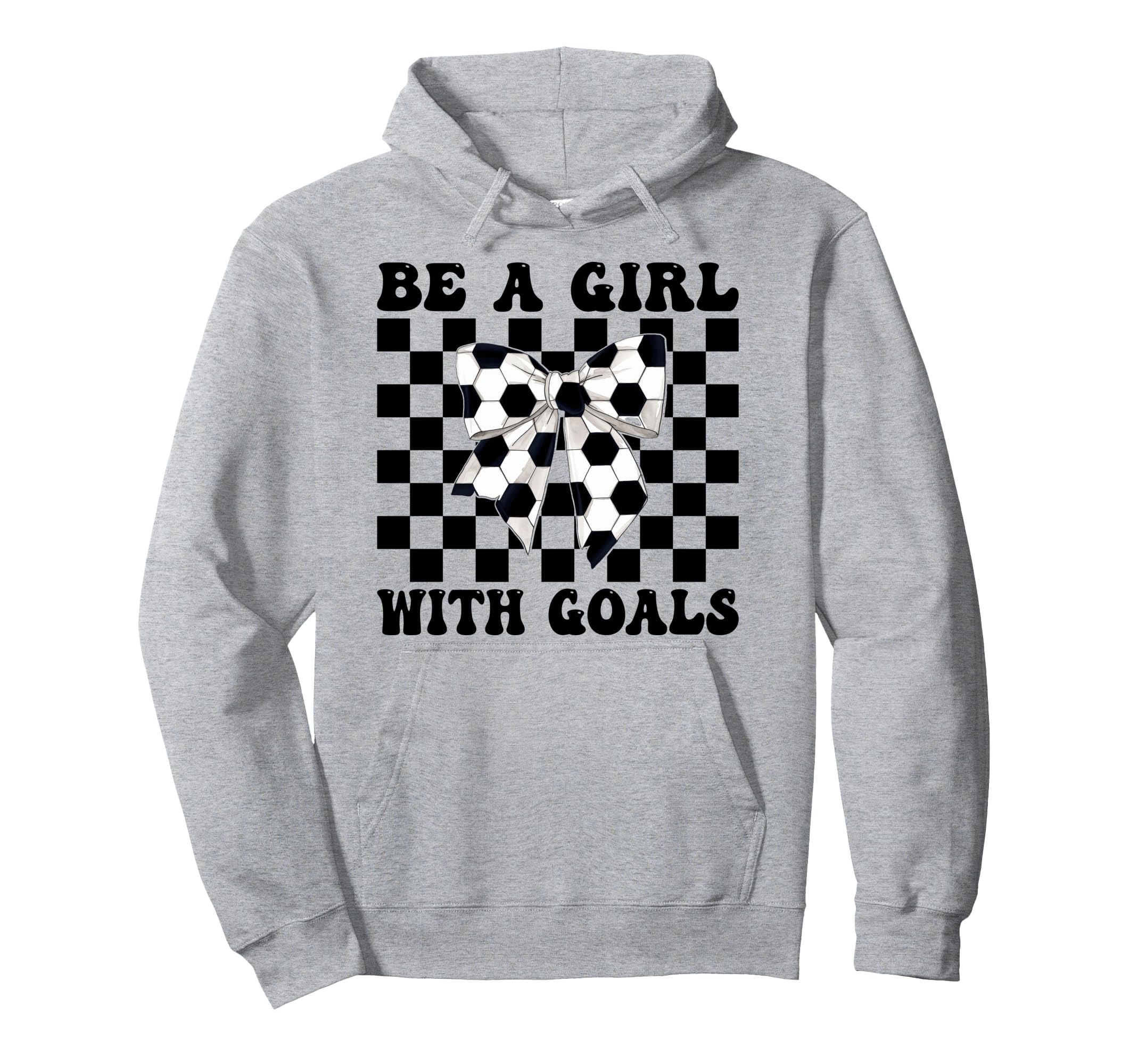 Soccer Coquette Be Goals Hoodie - Aesthetic Graphic Men Women - T-Shirt, Sweatshirt, Hoodie