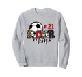 Soccer Mom 21 Custom Number Mothers Sweatshirt - Graphic Print for Adults - T-Shirt, Sweatshirt, Hoodie