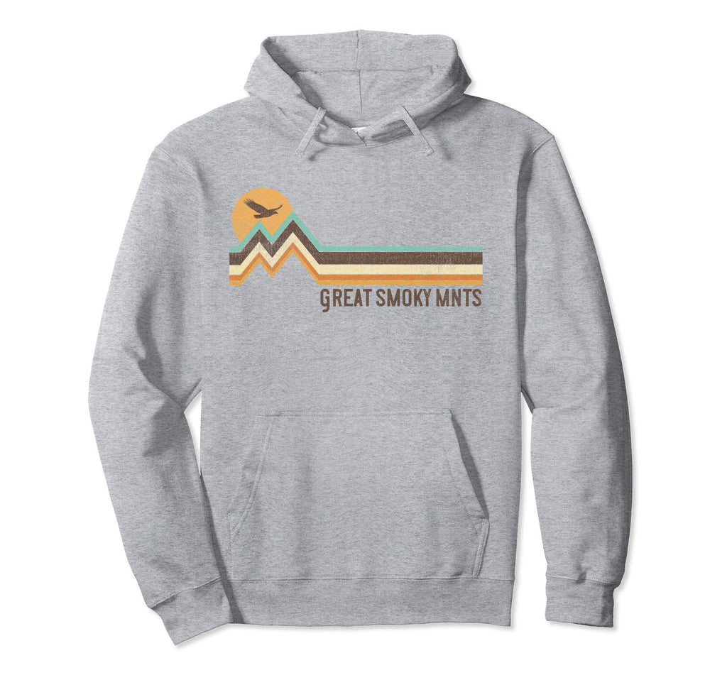 Great Smoky National Park 70S Distressed Hoodie - Aesthetic Graphic Unisex - T-Shirt, Sweatshirt, Hoodie