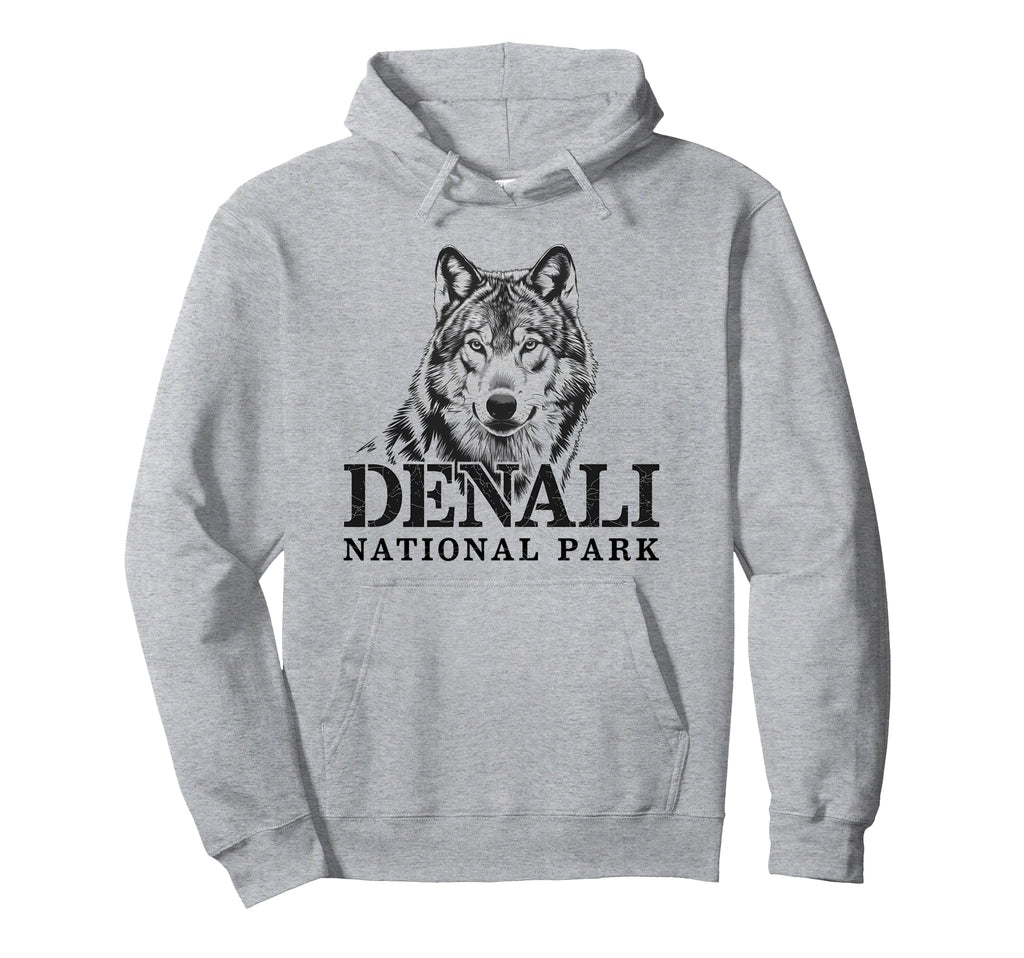 Denali Est 1917 Alaska National Park Hoodie - Aesthetic Graphic for Adults - T-Shirt, Sweatshirt, Hoodie