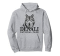 Denali Est 1917 Alaska National Park Hoodie - Aesthetic Graphic for Adults - T-Shirt, Sweatshirt, Hoodie