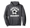 Soccer Grammy Soccer Ball Distressed Hoodie - Streetwear Style Men Women - T-Shirt, Sweatshirt, Hoodie