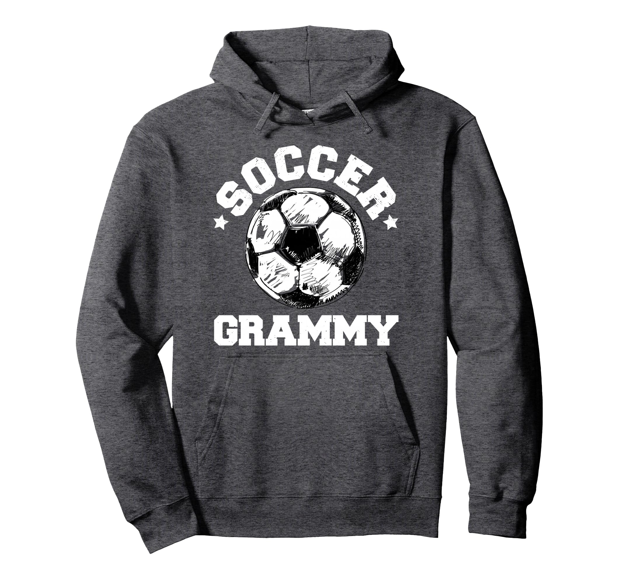Soccer Grammy Soccer Ball Distressed Hoodie - Streetwear Style Men Women - T-Shirt, Sweatshirt, Hoodie