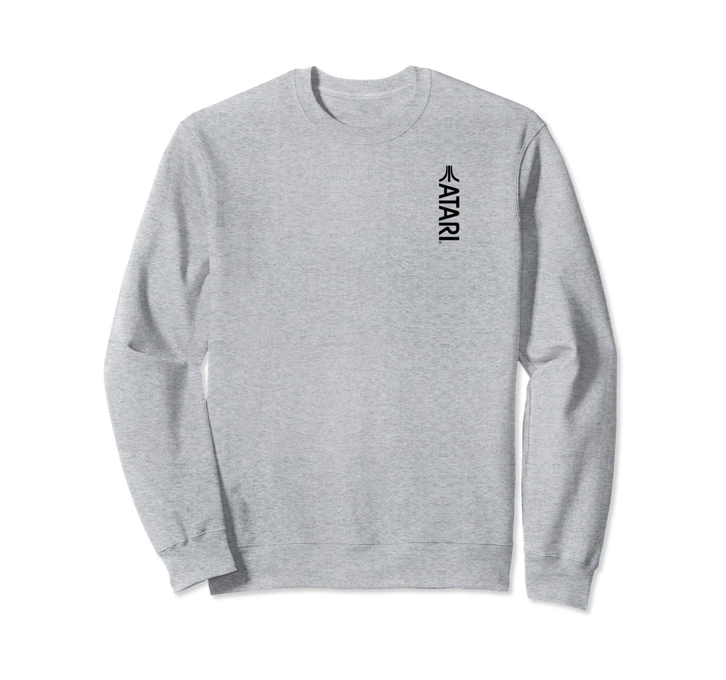 Atari Gaming Logo Black Arcade Fun Sweatshirt - Graphic Print for Adults - T-Shirt, Sweatshirt, Hoodie