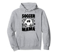 Soccer Mama Checkered Groovy Soccer Mom Hoodie - Trendy Graphic Unisex - T-Shirt, Sweatshirt, Hoodie