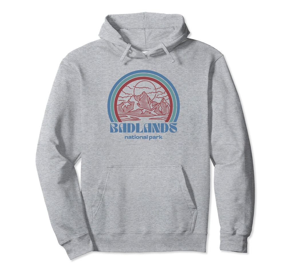 Badlands National Park Outdoor Hiking Hoodie - Fun Novelty Design Men Women - T-Shirt, Sweatshirt, Hoodie