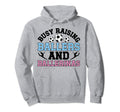 Raising Ballers And Ballerinas Hoodie - Fun Novelty Design for Adults - T-Shirt, Sweatshirt, Hoodie