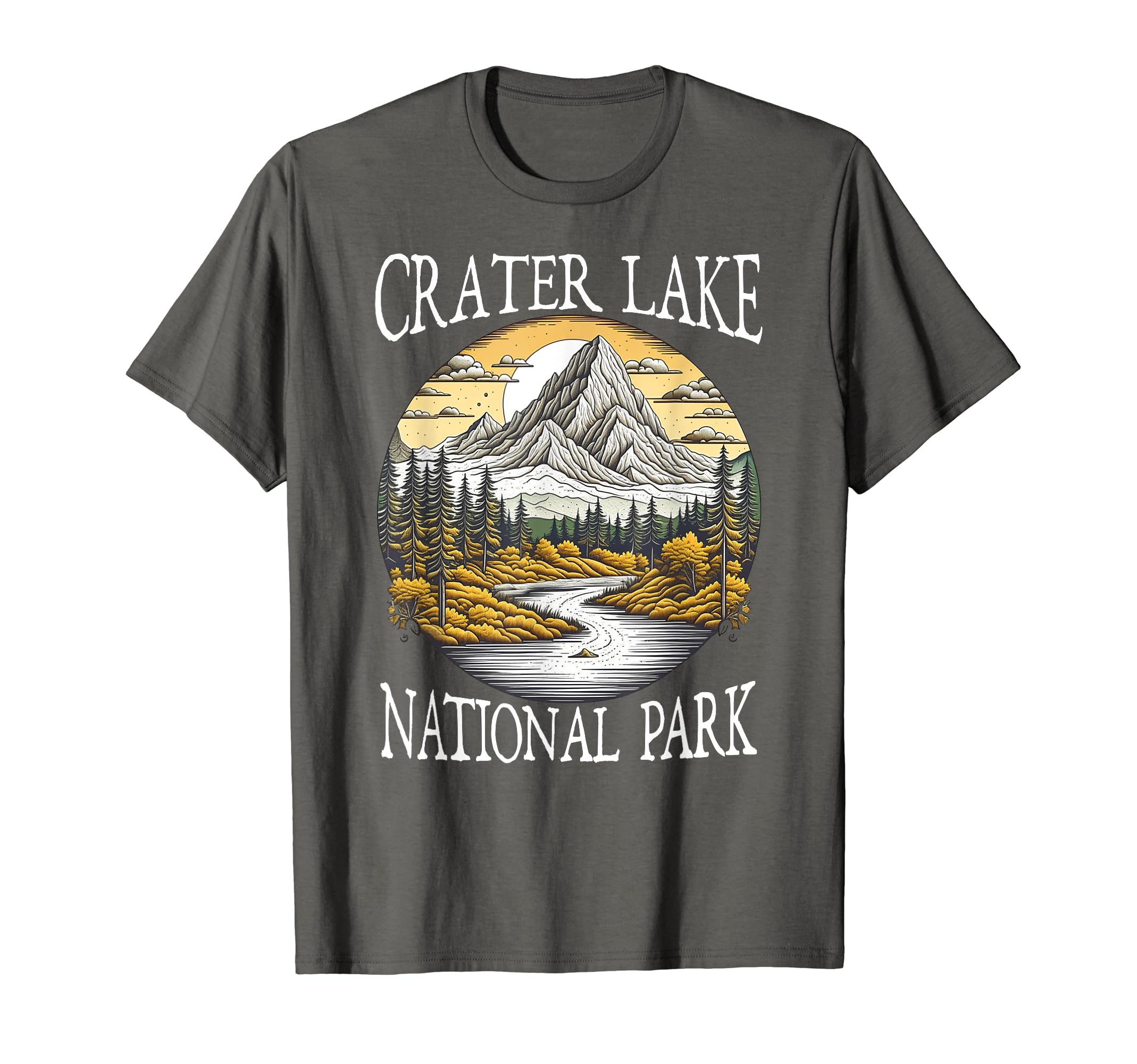 Crater Lake National Park Oregon Sweatshirt - Fun Novelty Design Unisex - T-Shirt, Sweatshirt, Hoodie