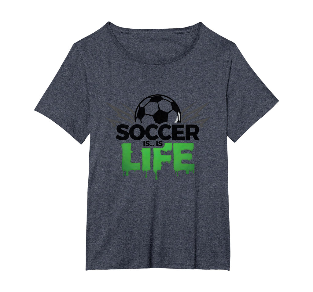 Soccer Is Life Passionate Fan Sports T-Shirt - Aesthetic Graphic Men Women - T-Shirt, Sweatshirt, Hoodie