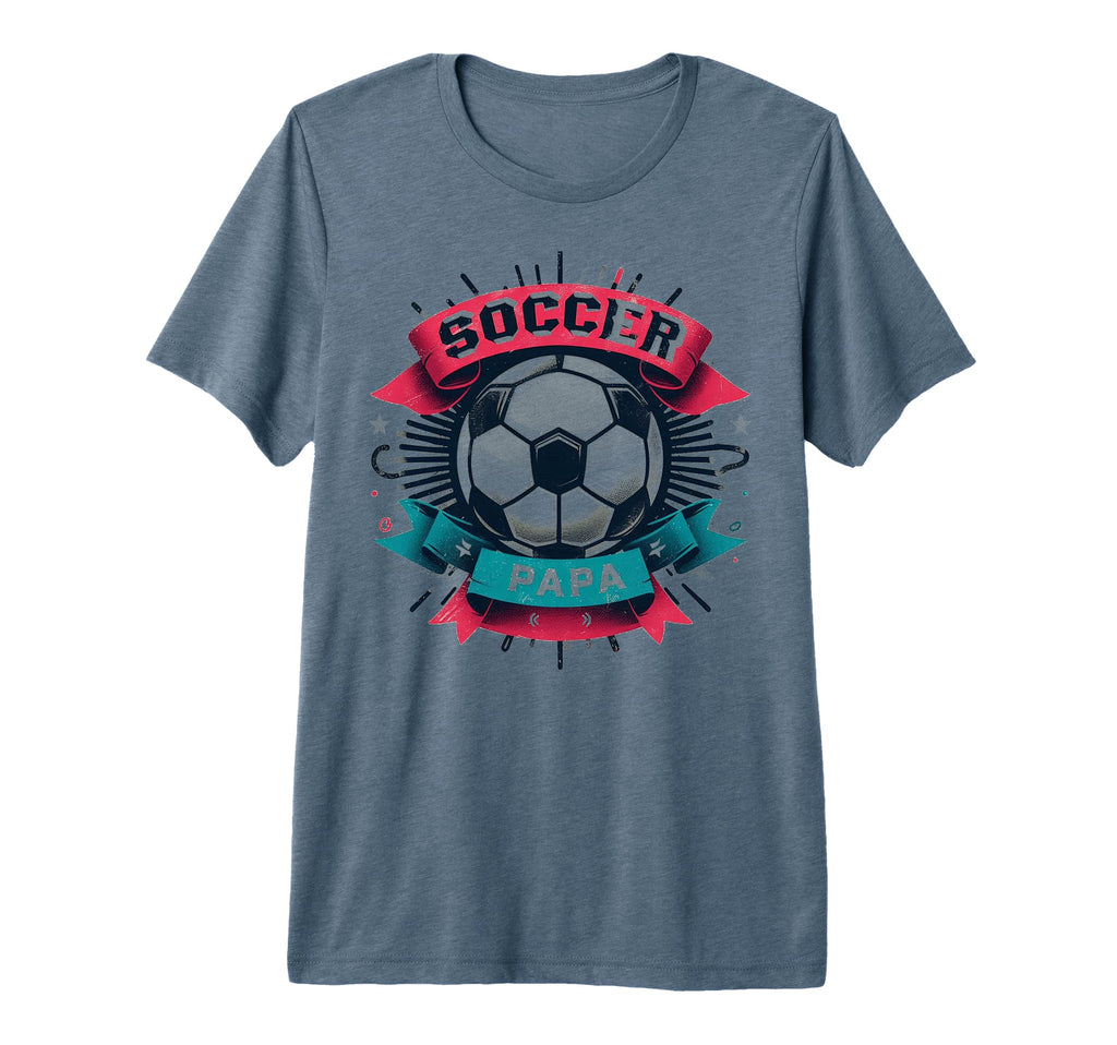 Soccer Papa Family Matching Dad Fathers T-Shirt - Trendy Graphic Unisex - T-Shirt, Sweatshirt, Hoodie