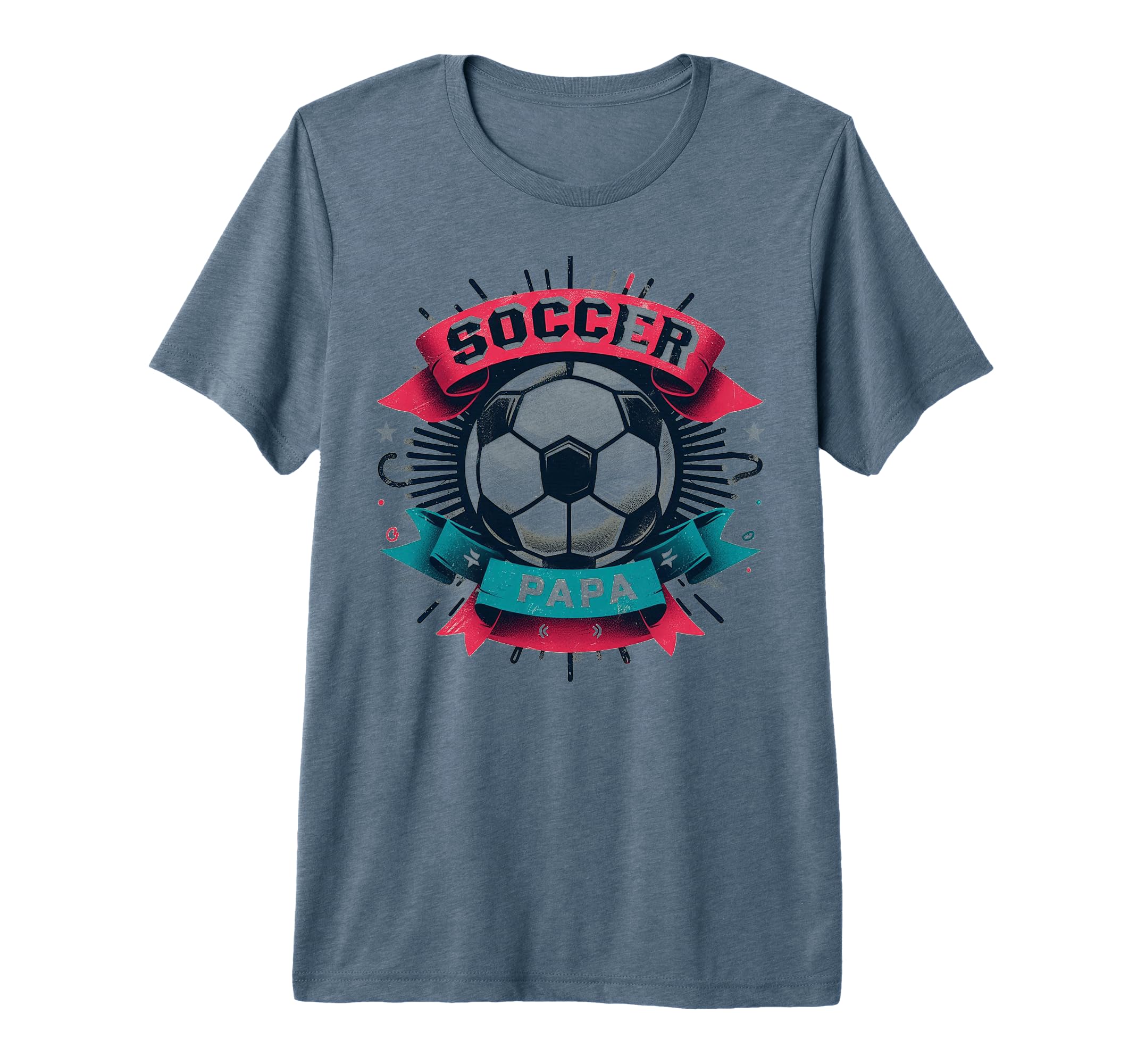 Soccer Papa Family Matching Dad Fathers T-Shirt - Trendy Graphic Unisex - T-Shirt, Sweatshirt, Hoodie