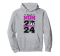 Proud Mom 2024 Soccer Senior Hoodie - Aesthetic Graphic Men Women - T-Shirt, Sweatshirt, Hoodie