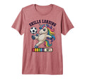 Funny Soccer Unicorn Skills T-Shirt - Fun Novelty Design for Adults - T-Shirt, Sweatshirt, Hoodie