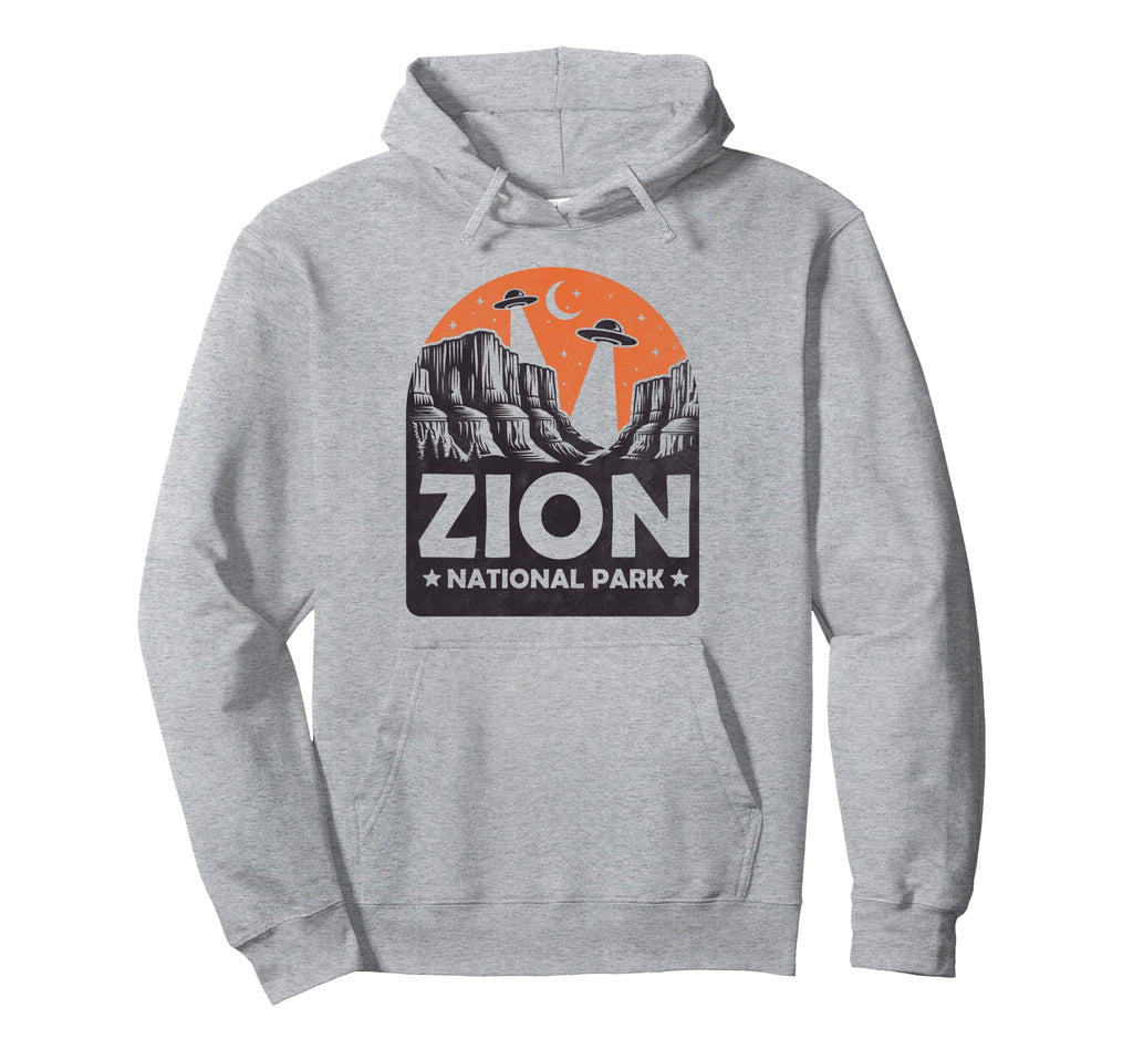 Zion National Park Cryptid Ufo Hoodie - Casual Everyday Wear for Adults - T-Shirt, Sweatshirt, Hoodie