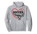 Soccer Nanny Heart Soccer Player Nanny Hoodie - Graphic Print Unisex - T-Shirt, Sweatshirt, Hoodie
