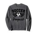 Soccer Poopaw Matching Family Soccer Sweatshirt - Minimalist Print Unisex - T-Shirt, Sweatshirt, Hoodie