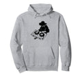 Cowboy Dj Turntable Cassette Tape Hoodie - Fun Novelty Design Men Women - T-Shirt, Sweatshirt, Hoodie
