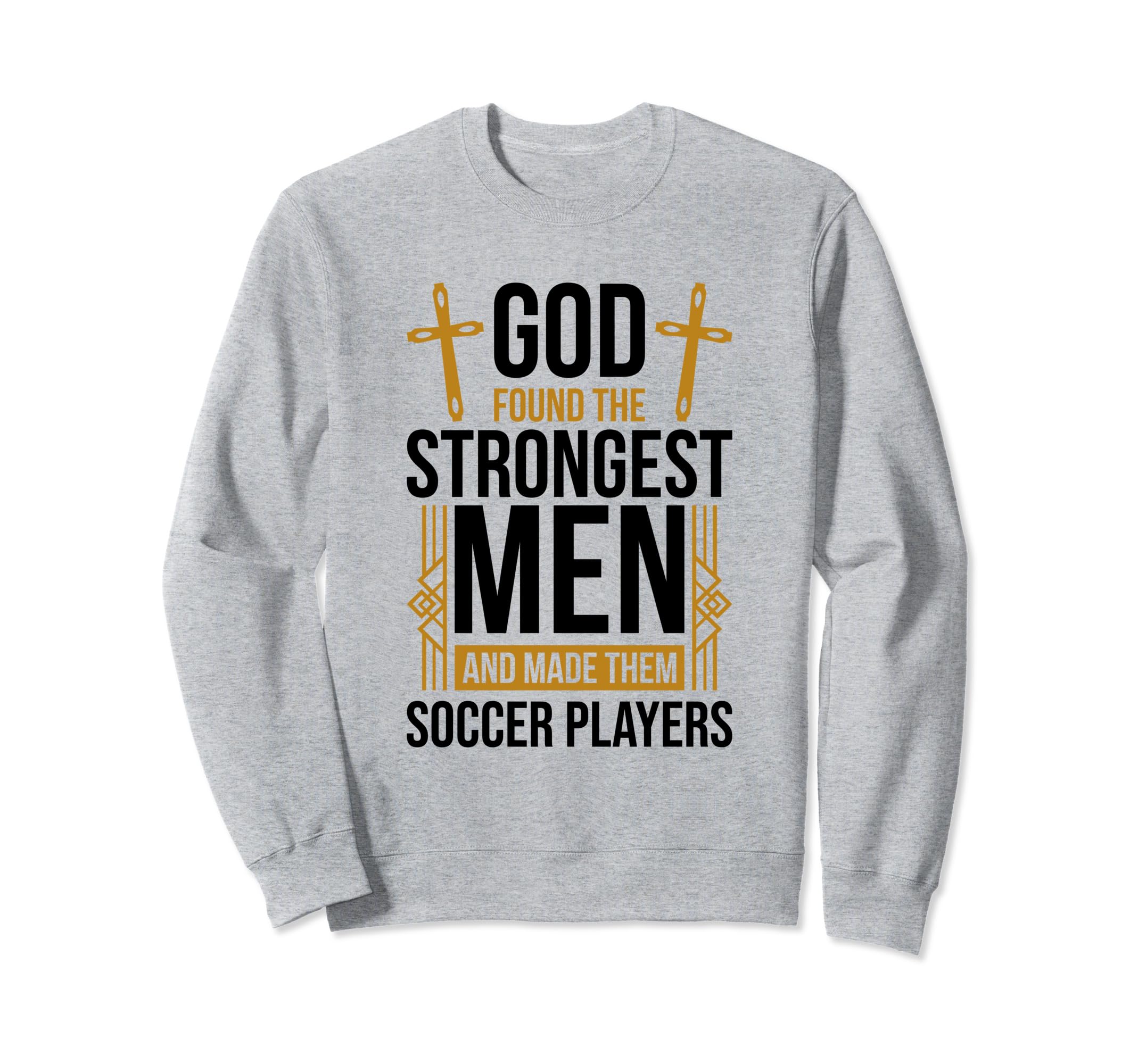 Christian Soccer Players Designs Sweatshirt - Minimalist Print for Adults - T-Shirt, Sweatshirt, Hoodie