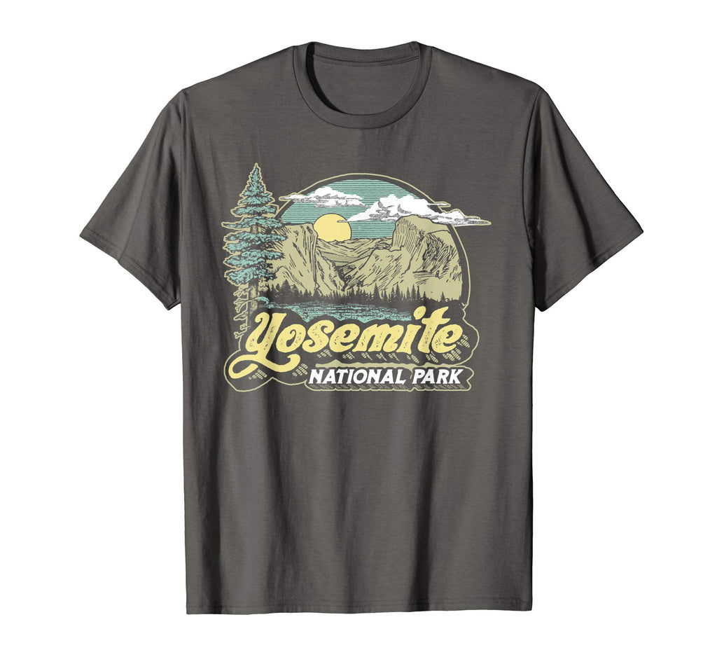Yosemite National Park Eighties 80S T-Shirt - Trendy Graphic Men Women - T-Shirt, Sweatshirt, Hoodie