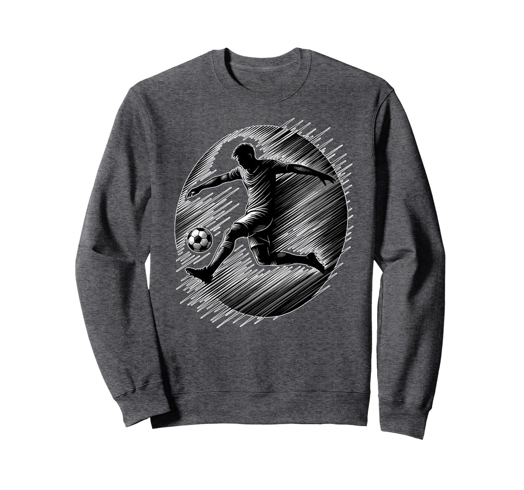 Soccer Motion Teen And Male Athletes Sweatshirt - Unique Graphic Unisex - T-Shirt, Sweatshirt, Hoodie
