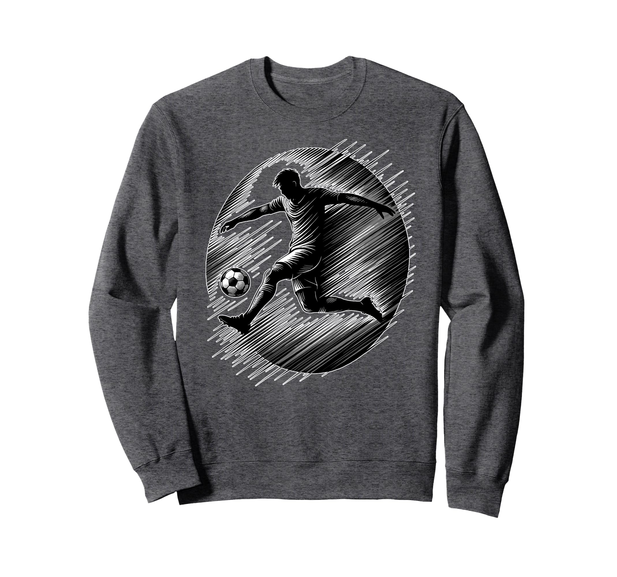 Soccer Motion Teen And Male Athletes Sweatshirt - Unique Graphic Unisex - T-Shirt, Sweatshirt, Hoodie