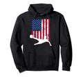 Soccer And U S American Flag Soccer Hoodie - Streetwear Style Men Women - T-Shirt, Sweatshirt, Hoodie