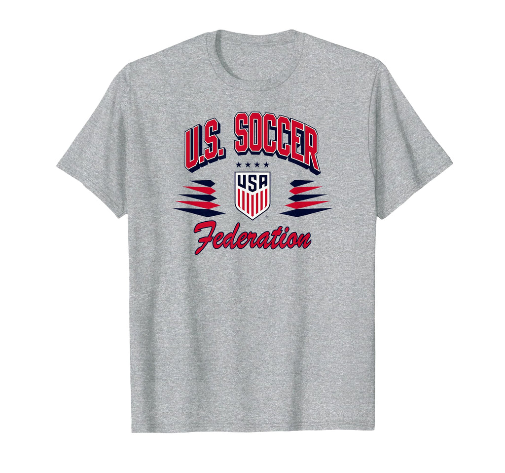 U S Soccer Diamond Gray Uswnt T-Shirt - Novelty Apparel for Adults - T-Shirt, Sweatshirt, Hoodie