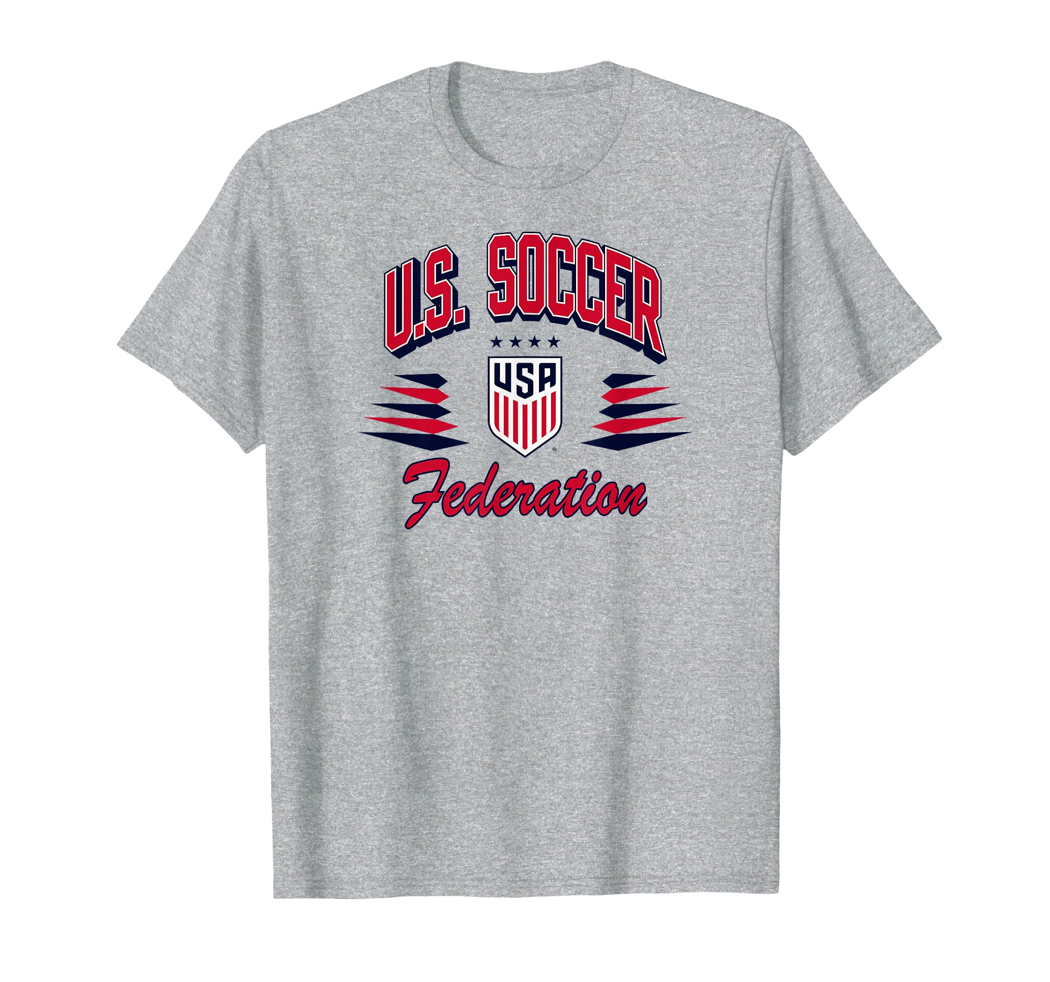 U S Soccer Diamond Gray Uswnt T-Shirt - Novelty Apparel for Adults - T-Shirt, Sweatshirt, Hoodie